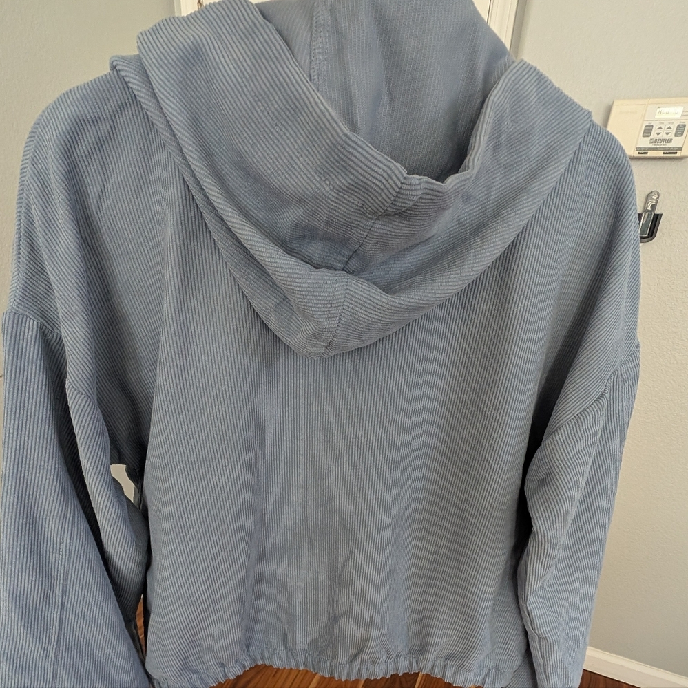 Blu Pepper Corduroy Hooded Zip up Jacket Size Large Nwt ❤️ - Picture 8 of 11